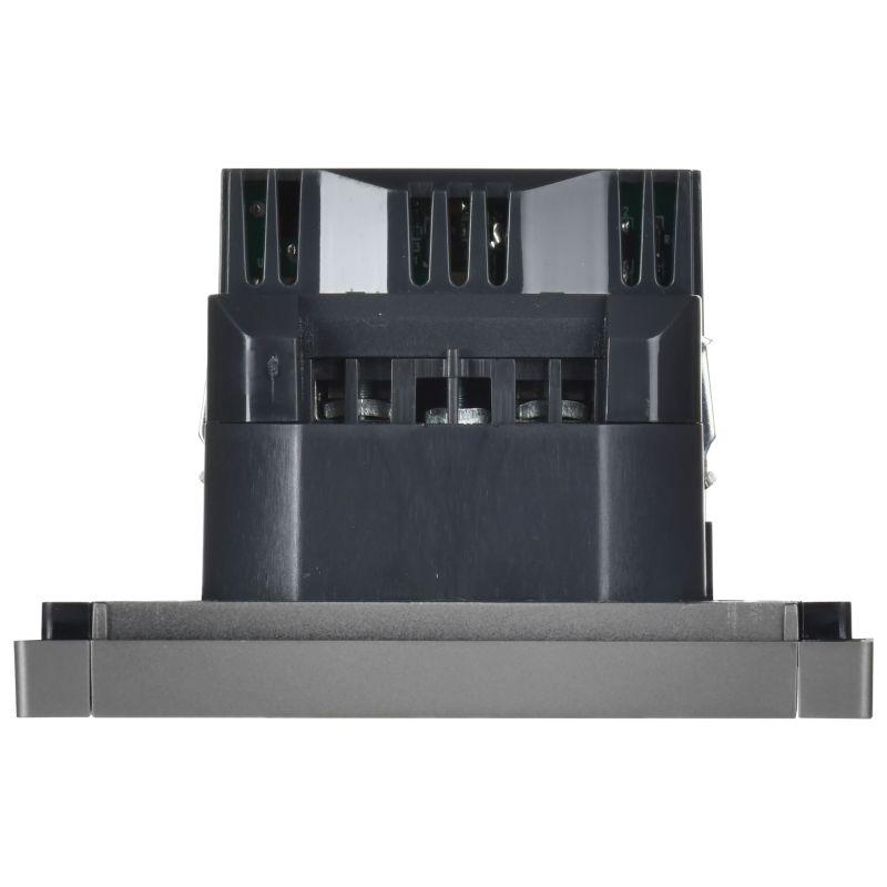 Розетка FORTE&PIANO FP547 16А USB A+C 18Вт с заземл. защ. шторки винт. крепл. сталь IEK FP-R14-16-U22-018-K46