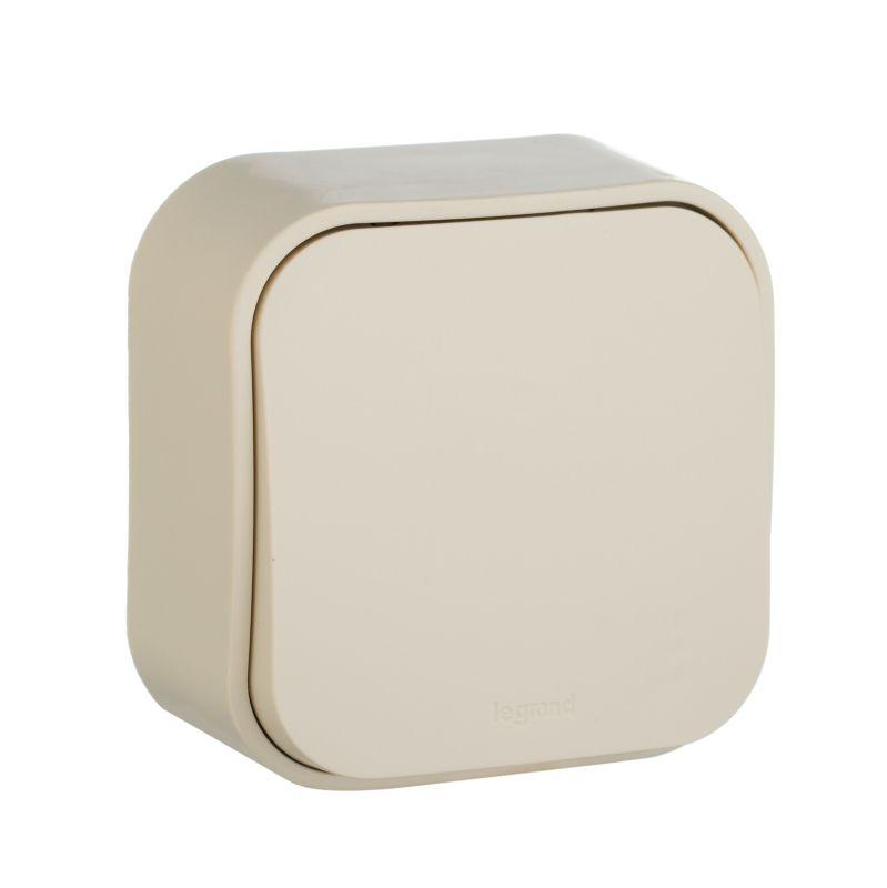 Выключатель 1-кл. ОП Quteo 10А IP20 10AX сл. кость IEK 782230