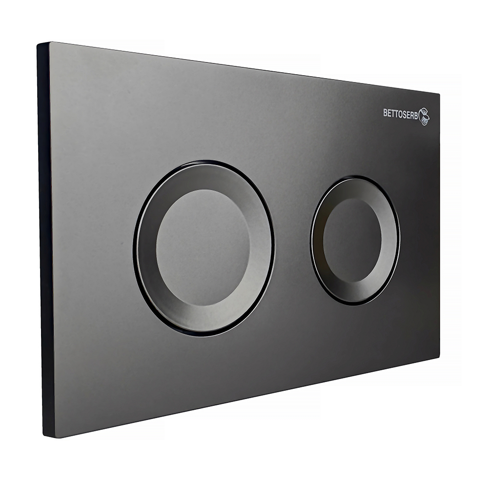 Клавиша смыва BETTOSERB графит матовый COOL