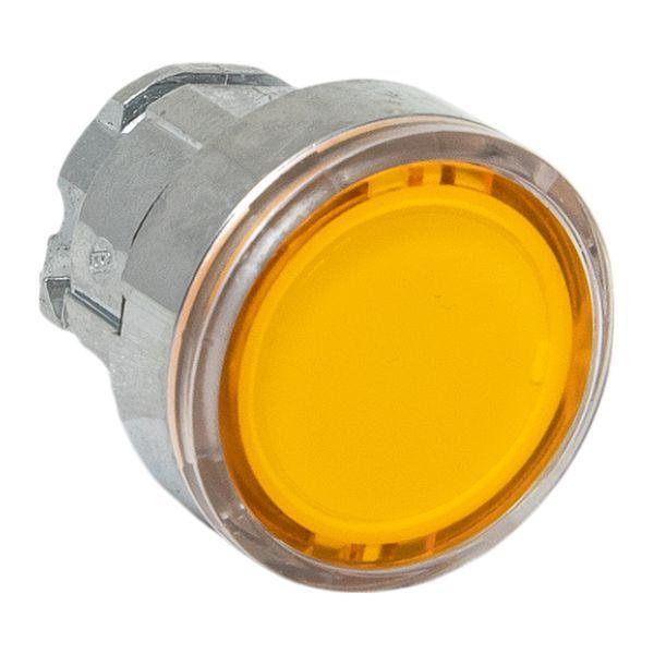 Механизм кнопки исполнительный XB4 IP65 плоский возвратный без фиксации с подсветкой желт. EKF XB4BW-Y-65