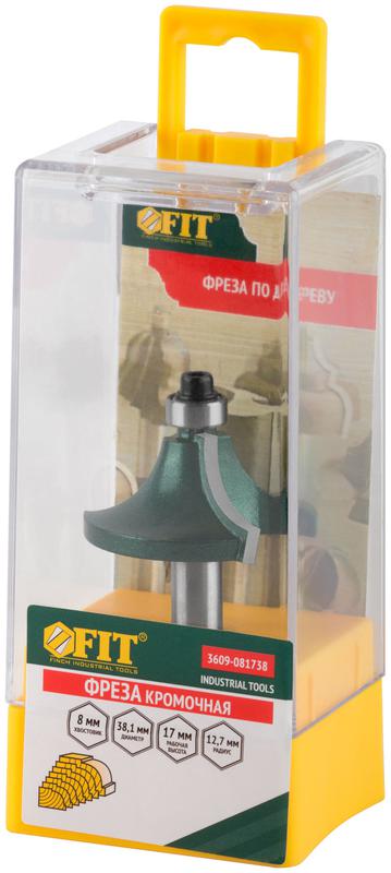 Фреза кромочная калевочная с нижним подшипником DхHхL=38.1х17х54мм FIT 3609-081738