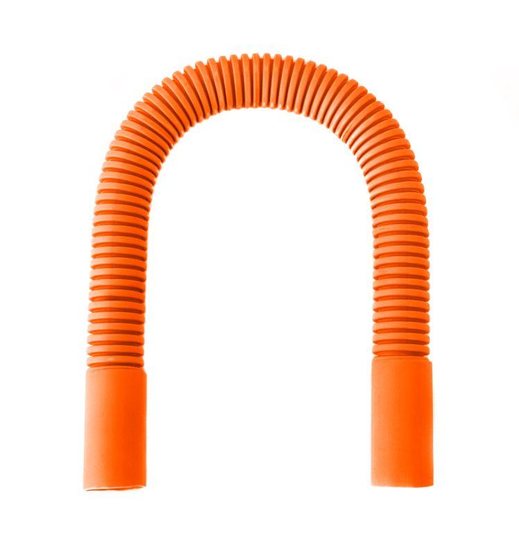 Поворот гибкий гофрированный для труб d32мм оранж. Промрукав PR13.02471