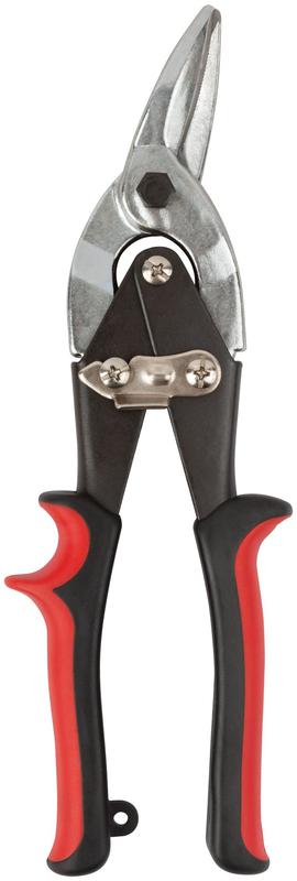 Ножницы по металлу "Aviation" усилен. прорезин. ручки левые 250мм FIT 41471