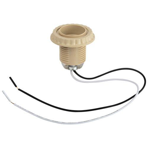 Патрон E27 с проводом 30см пластик. беж. Эра Б0069588