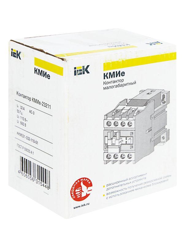Контактор КМИе-23211 32А 110В/АС3 1НЗ GENERICA KKME21-032-110-01