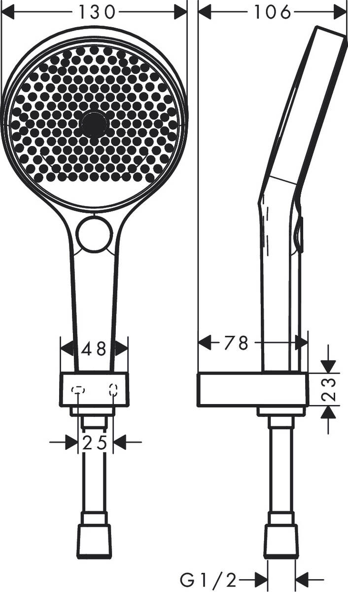 Душевой гарнитур Hansgrohe Rainfinity Porter 26851000