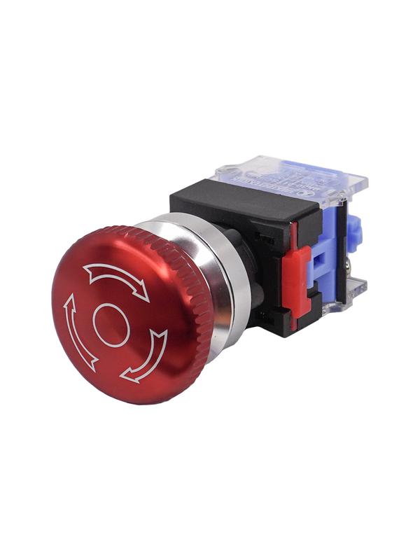 Выключатель кнопочный ВК30-01TSC/R/P 1НЗ гриб с фиксацией 40мм d30мм IP65 красн. Электротехник ET086978