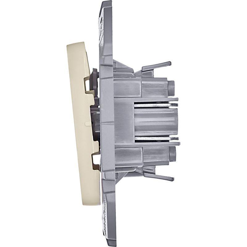 Переключатель 1-кл. Inspiria 10А IP20 250В 10AX механизм сл. кость IEK 673651