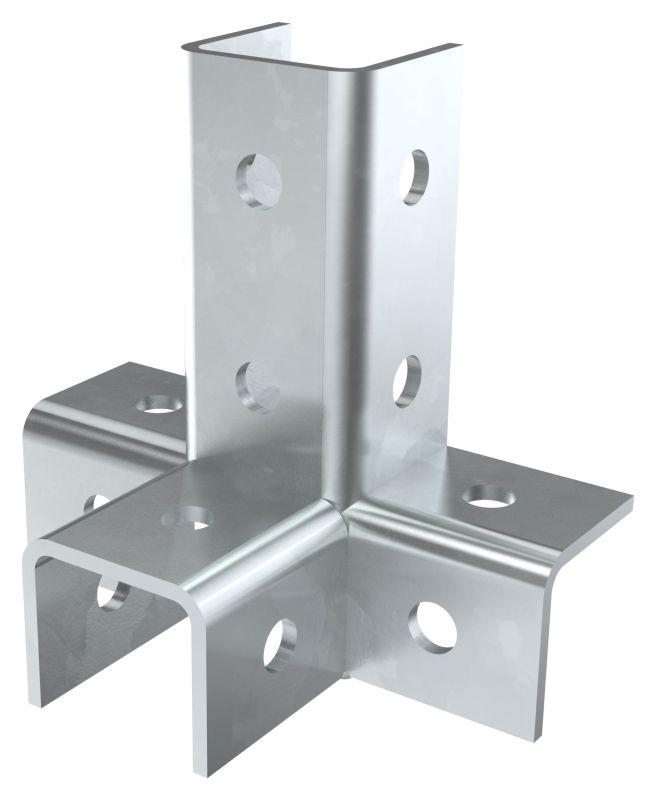 Соединитель угловой четырехсторон. для STRUT-профиля EZ IEK CSE10-UCH-EZ