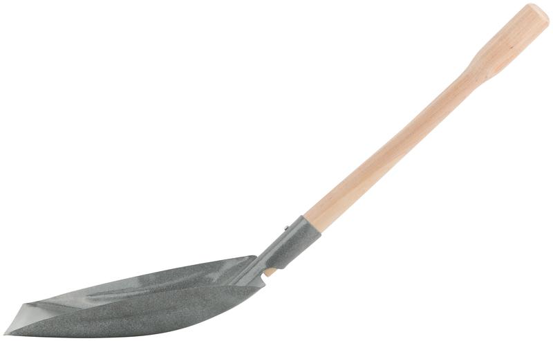 Совок для мусора с ручкой стальной 68087