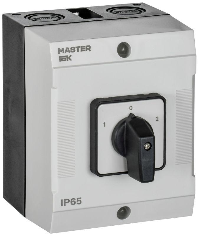 Переключатель кулачковый 10А (сх. 53) в боксе стандартная рукоятка IEK MI-CS20-010-053