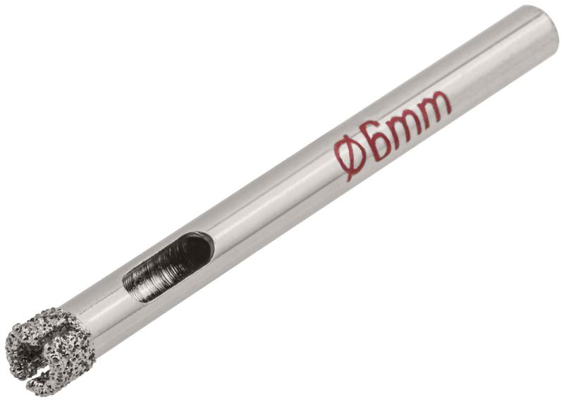 Коронка алмазная кольцевая для керамогранита / мрамора 6мм FIT 35493