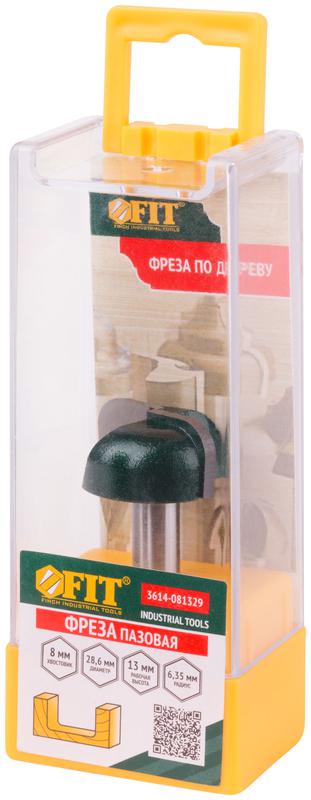 Фреза пазовая фасонная DхHхL=28.6х13х48мм FIT 3614-081329