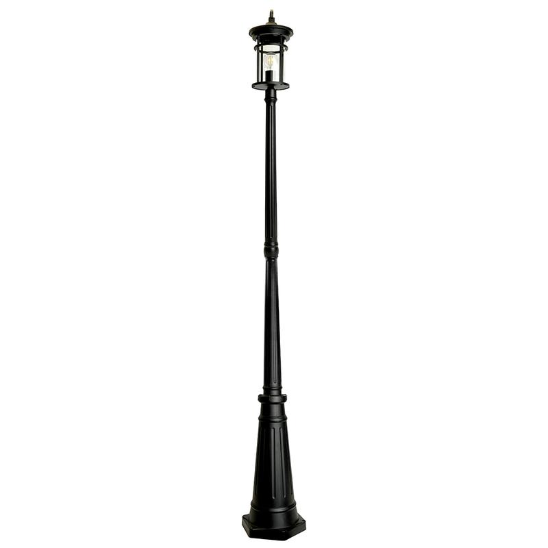 Светильник садово-парковый 60Вт 230В E27 IP44 черн. PL767 FERON 51821