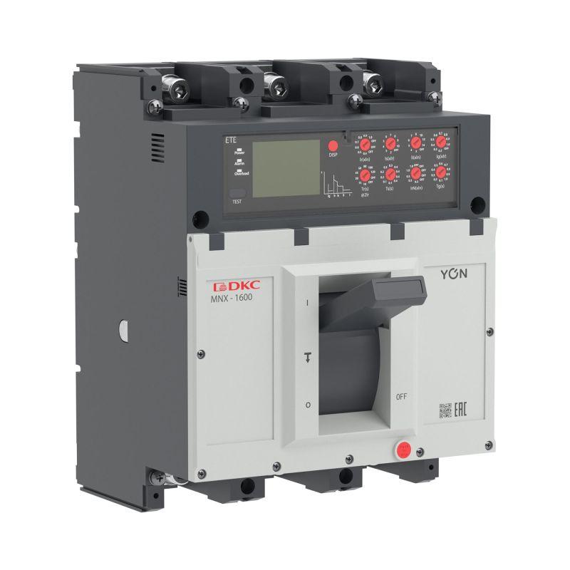 Выключатель автоматический 3P 1000А 100кА pro MNX1600H при AC415V расцепитель ETE YON MNX1600H3PETE1000