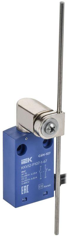 Выключатель концевой C6N-107 IP67 регулир. стержень IEK KKV12-P107-1-67