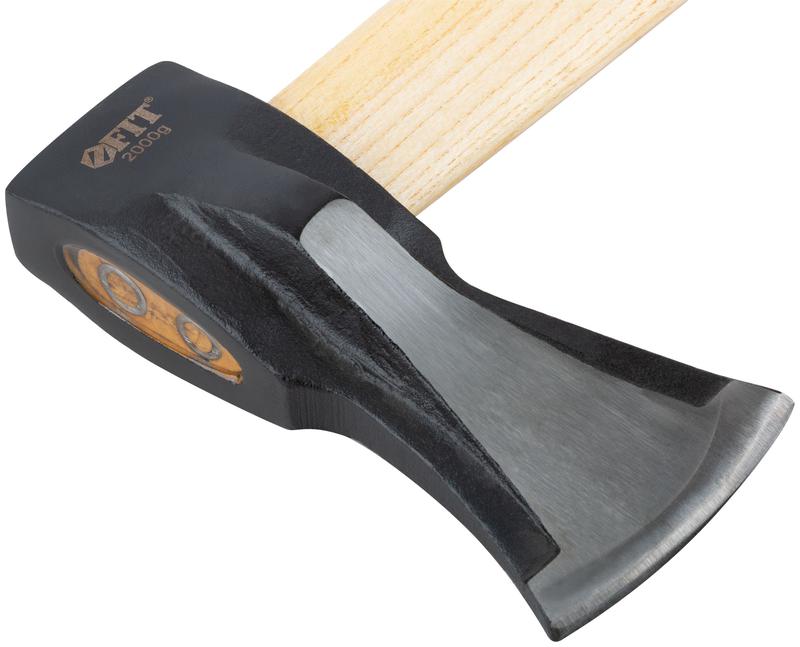 Топор-колун "ушастый" кованый 2000г деревянная отполированная ручка FIT 46148