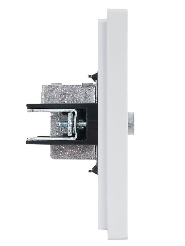 Розетка TV проходная FORTE&PIANO FP229 бел. IEK FP-A10-P-K01