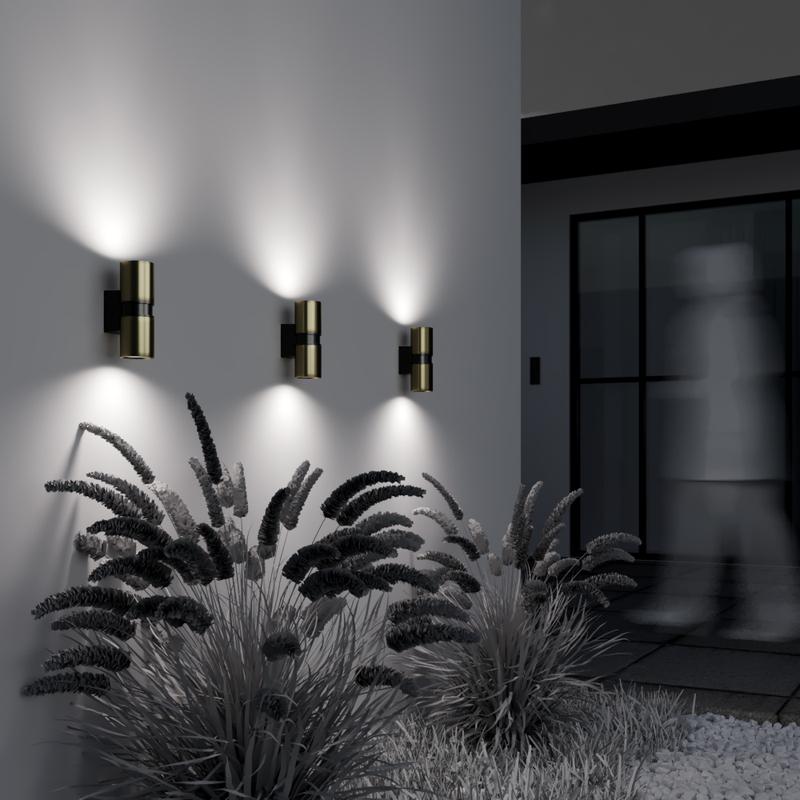 Светильник Bowery 2х50Вт GU10 IP54 бра настен. Maytoni O582WL-02BS