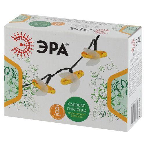 Гирлянда садовая ERASG024-03 ЭРА Пчелки 5.8м солнечная батарея ЭРА Б0044218