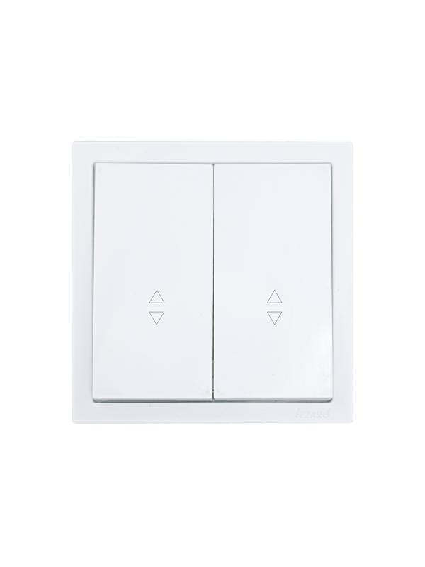 Выключатель проходной 2-кл. СП ZIMA IP20 10А безвинт. зажим бел. LEZARD 704-0288-106QC