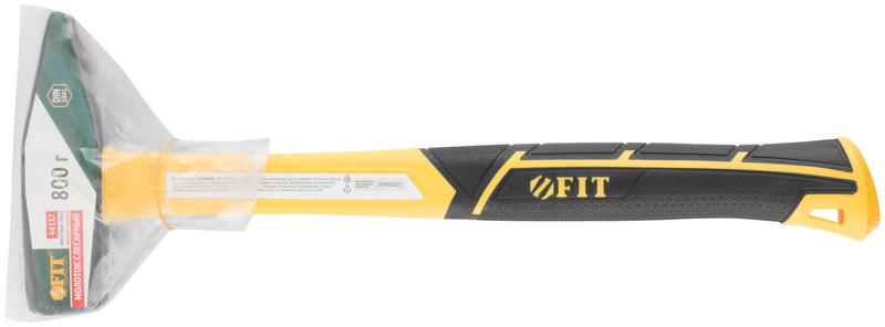 Молоток кованый Профи 800г фибергласовая усилен. ручка FIT 44337