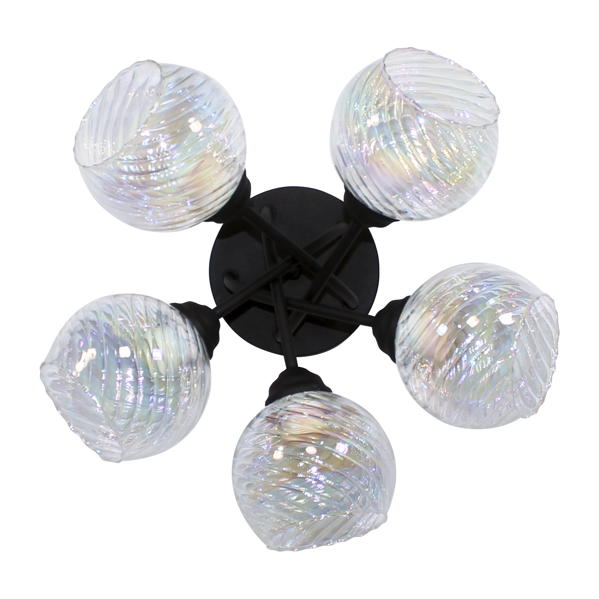 Светильник потолочный Вита 151 черн.муар. НПБ 01-5х60-133 Е27