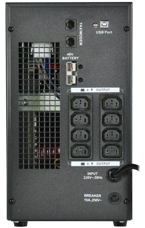 Источник бесперебойного питания ELECTRA LT 2кВА/1.6кВт 48VDC без АКБ USB ITK ELT-2000VA-1-L