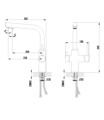 Смеситель для кухонной мойки Lemark Comfort (LM3060C)