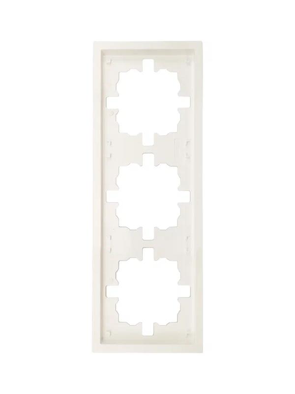 Рамка 3-мест. горизонт. ZIMA слон. кость LEZARD 704-9000-148