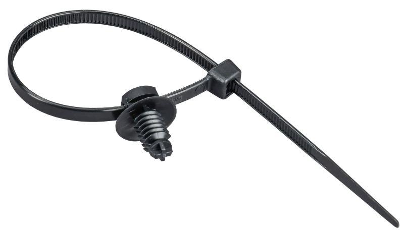 Хомут 4.8х200мм P6.6 с креплением на елочку черн. (уп.100шт) IEK UHH16-D048-200-100-K02