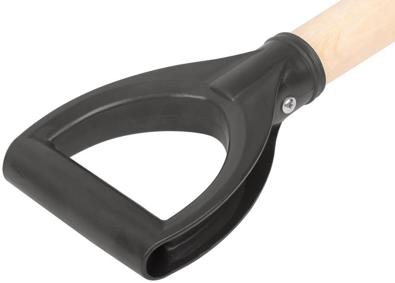 Лопата штыковая облегченная 210х385х1440мм V-ручка; деревянный черенок; рельсовая сталь 77192