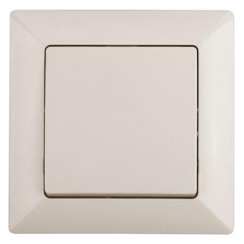 Переключатель промежуточный 1-кл. СП Solo 4-108-02 10А 250В IP20 слон. кость Intro Б0053618