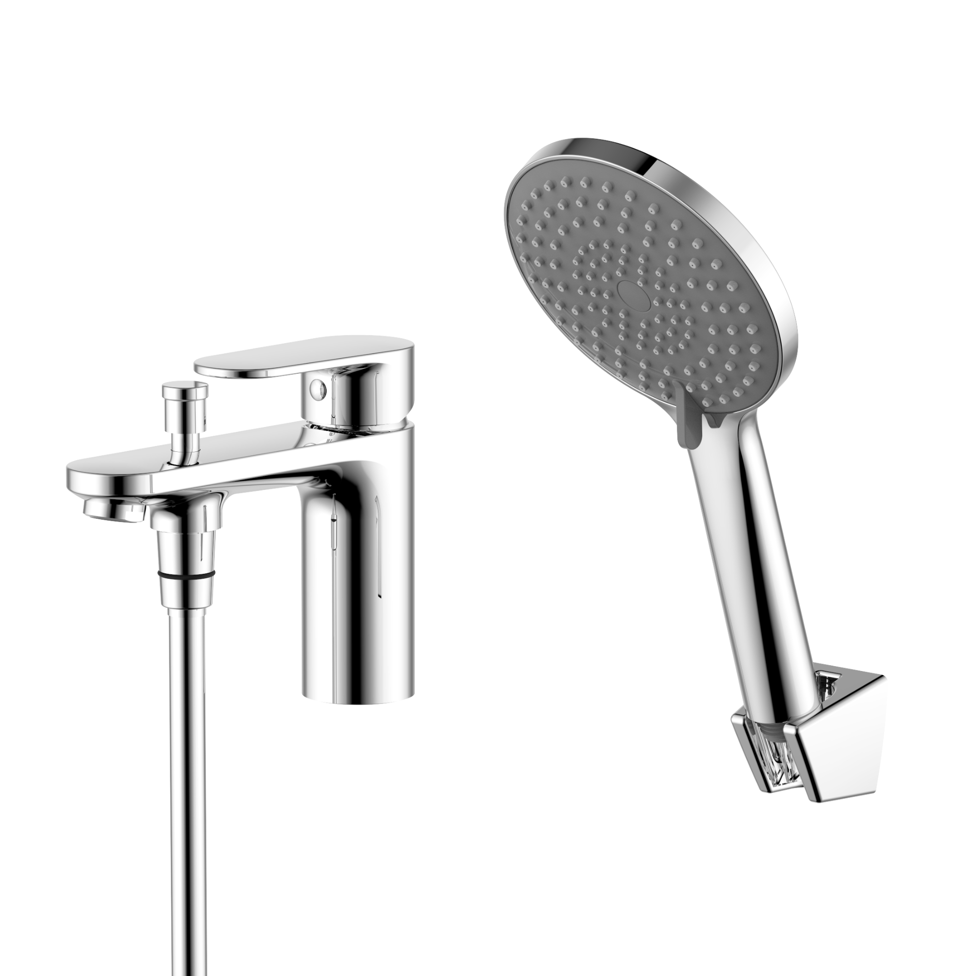 Cмеситель Aquatek НИКА врезной на борт ванны на 1 отв.          AQ1844CR           хром