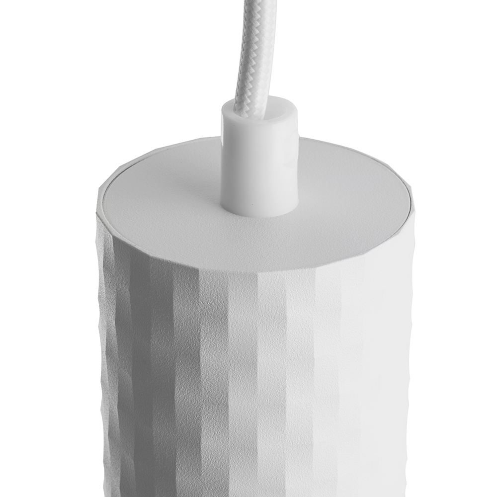 Светильник ДСО GU10 без лампы на подвесе белый