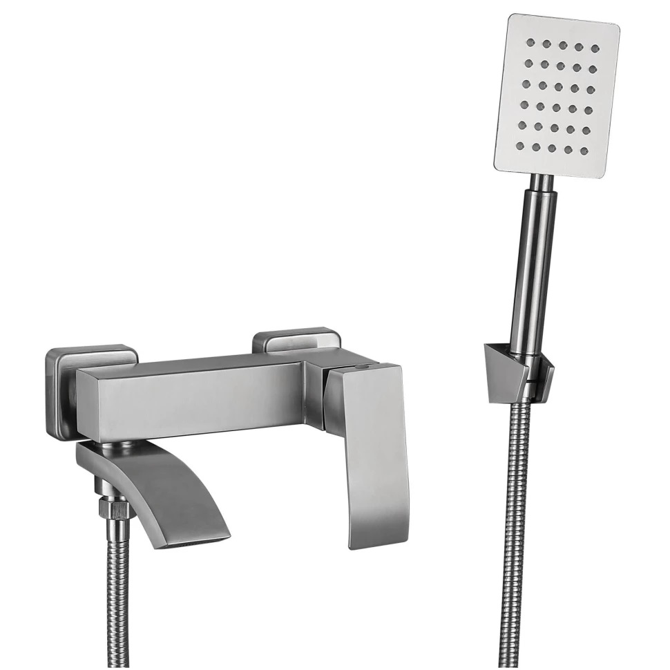 Смеситель для ванны Fmark FS8624-1, сатин