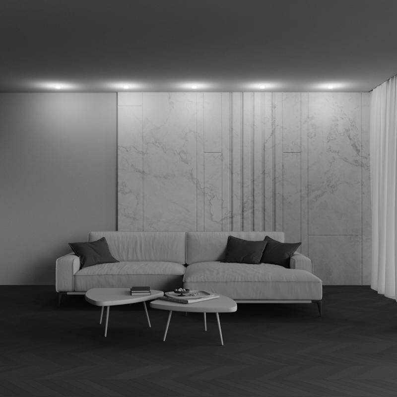 Светильник Nude 12Вт 4000К 180град. встраив. Maytoni DL065-12W4K-TRS-W