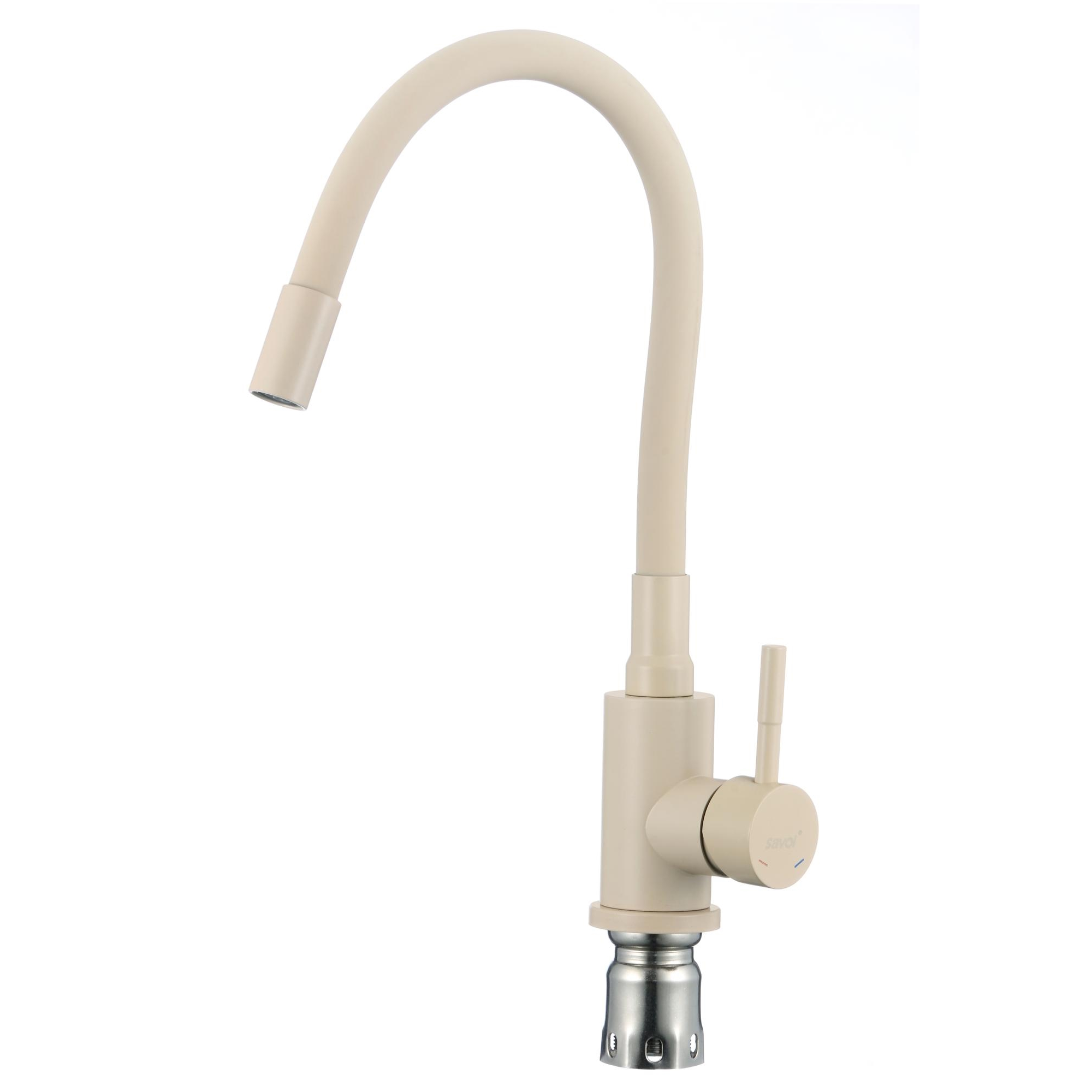 Смеситель для кухни Savol S-3002Y-12, бежевый