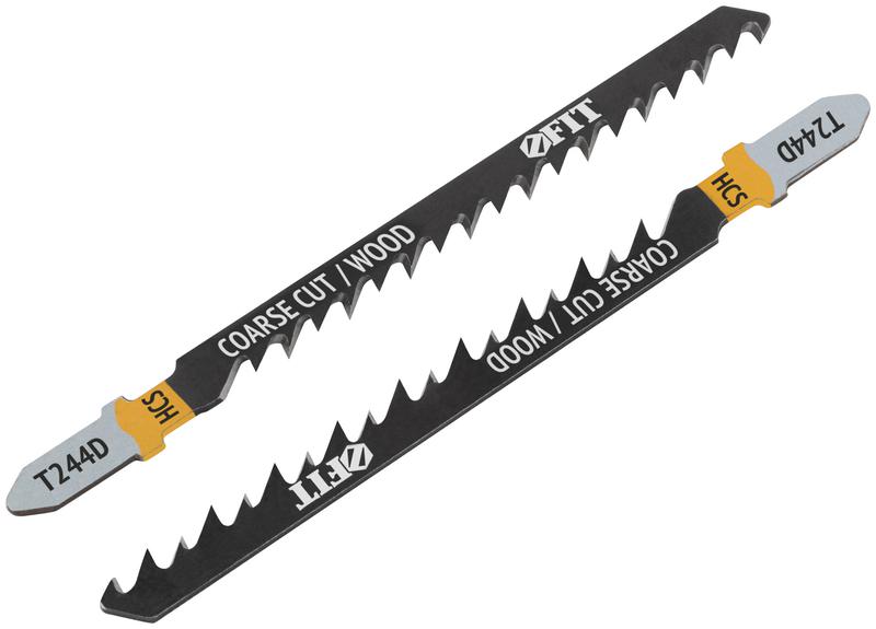 Полотно по дереву HCS разведенные шлифованные зубья 100/74/4.2мм (T244D) (уп.2шт) FIT 40888