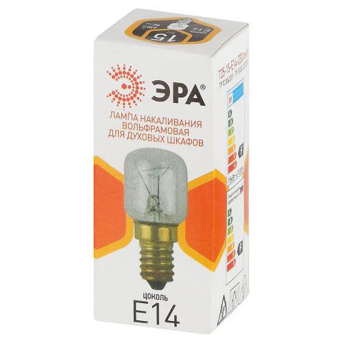 Лампа накаливания T25 15Вт E14/E14 230В для духовых шкафов Эра Б0066391