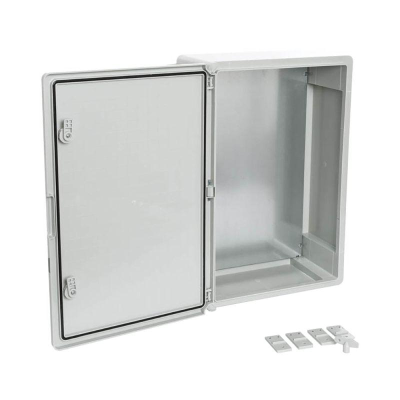 Корпус пластиковый с монтажной панелью ЩМП IP65 сер. дверь 600х400х200 Промрукав PR08.26486