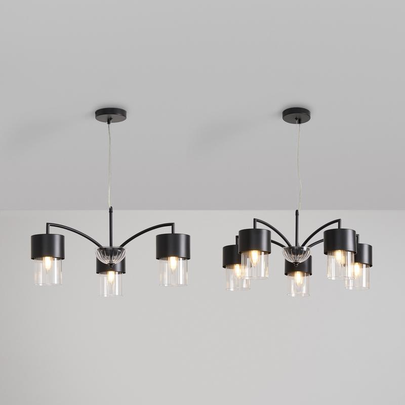 Светильник подвесной Lumin 5х40Вт E14 IP20 Freya FR5515PL-05B