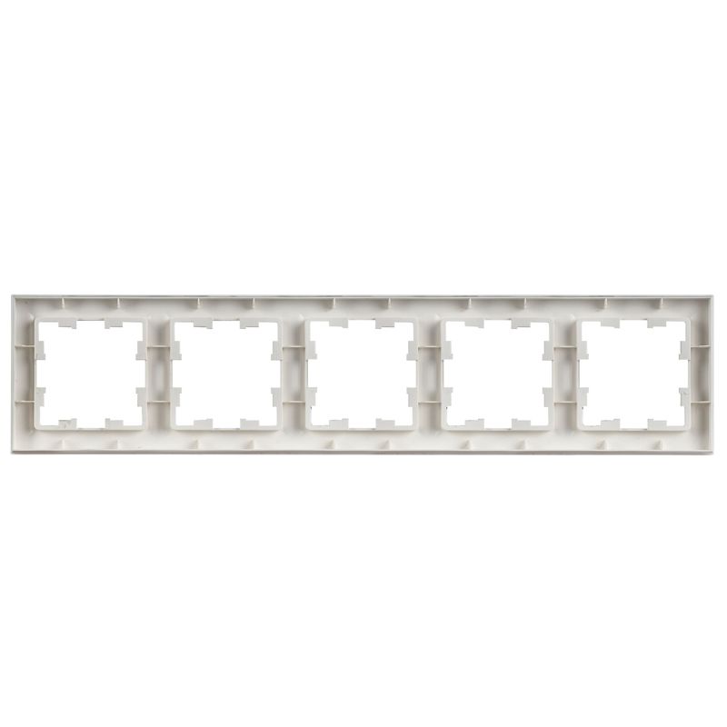 Рамка 5-м BRITE РУ-5-БрАБ арктич. бел. IEK BR-M52-K91