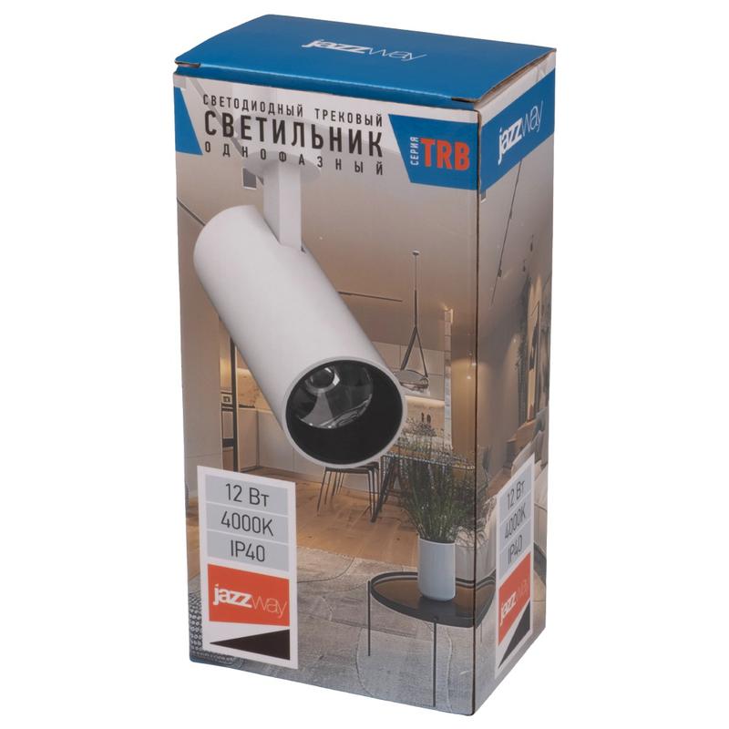 Светильник светодиодный трековый TRB 0712 12Вт 4000К 24град. WH IP40 1ф Pro JazzWay 5066212