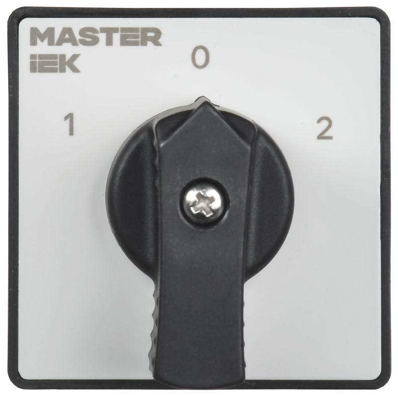 Переключатель кулачковый 10А (сх. 52) стандартная рукоятка IEK MI-CS10-010-052
