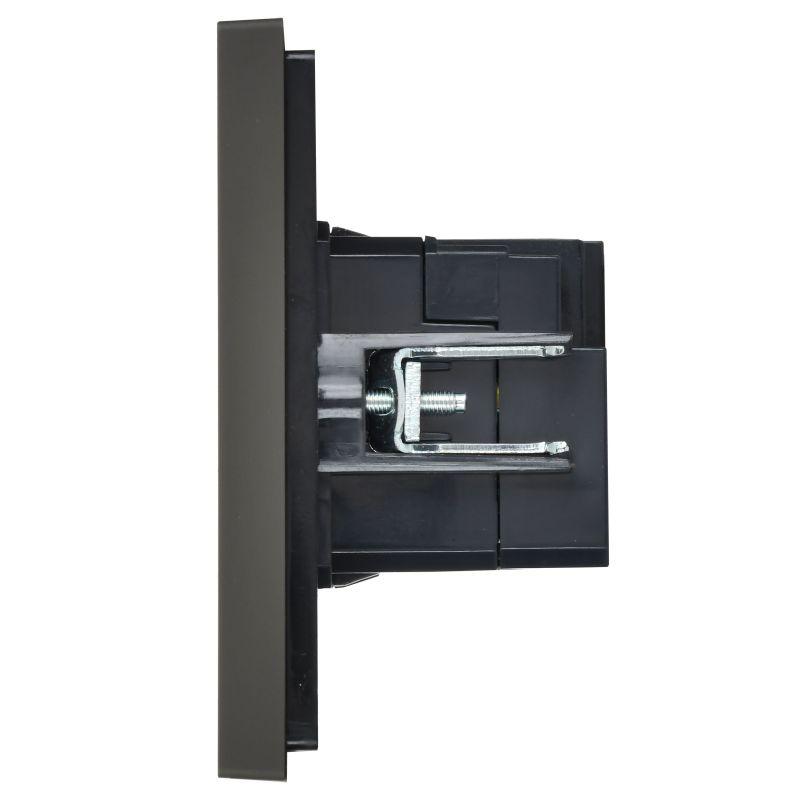 Розетка FORTE&PIANO USB A+C 18Вт FP351 сер. IEK FP-U22-018-K03