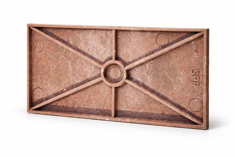 Плита для закрытия кабеля ПЗК "ОСТОРОЖНО КАБЕЛЬ" 240х480х16 SPP 240
