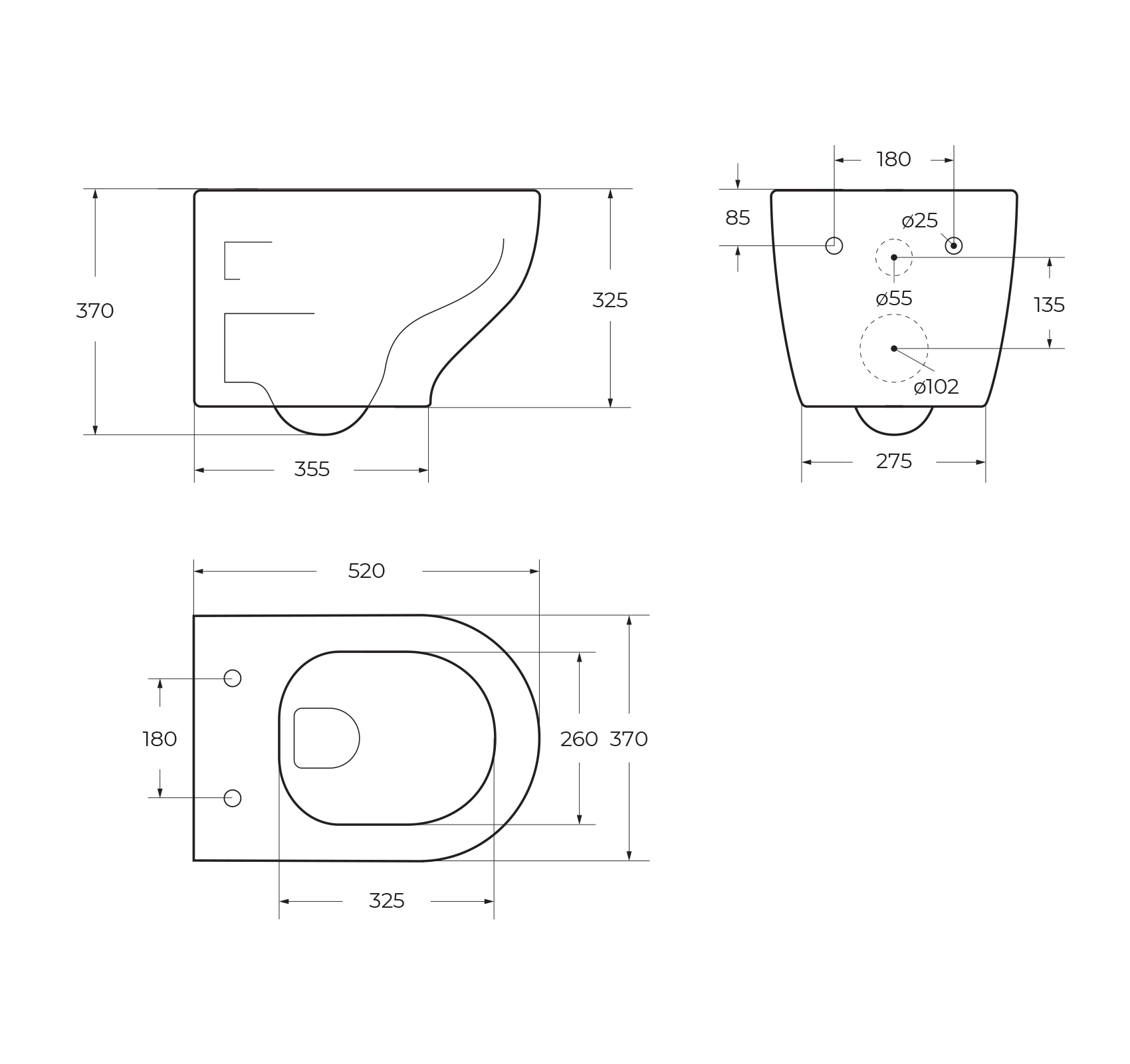 Унитаз подвесной безободковый BelBagno ACQUA BB340CHR/BB2020SC