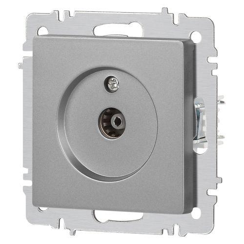 Розетка телевизионная одиночная TV СП Accent 6-301-03 IP20 алюм. Intro Б0063607