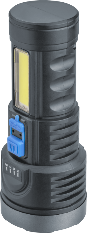 Фонарь аккумуляторный светодиодный 95 558 NPT-CP28-ACCU пласт. 1LED 1Вт+1СОВ 3Вт Li-Ion 4В универсальный NAVIGATOR 95558